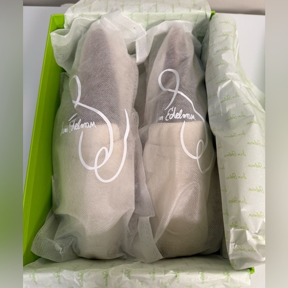 NWB Sam Edelman Kai espadrille cream off white flat leather loafer size 8 1/2 - Picture 8 of 8